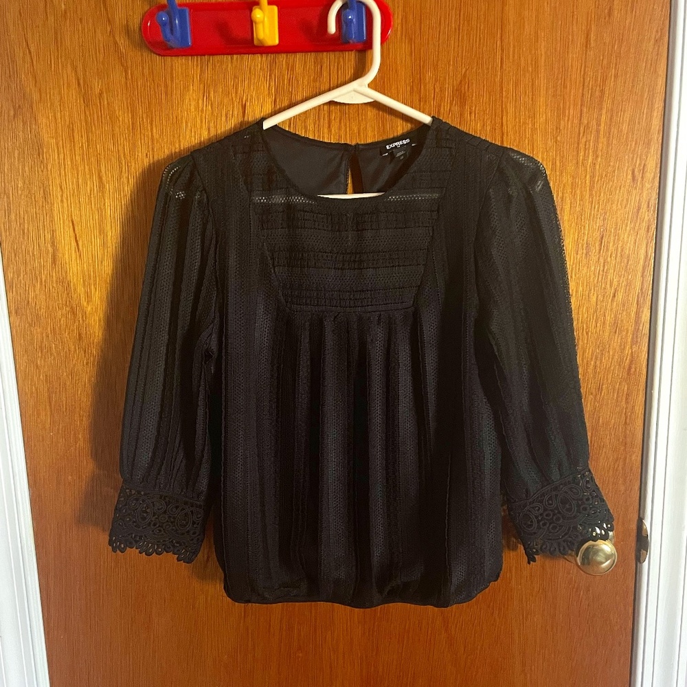 Express 3/4 sleeve blouse (altered)